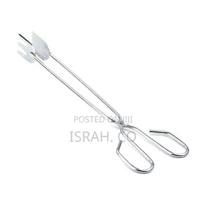 Long Handle Campfire Charcoal Tongs Outdoor Barbecue Carbon Clip