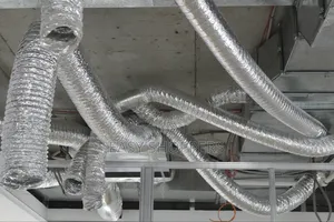 4 Inch Flexible Duct Pipe Chimney Pipe Aluminium Flexible Duct Pipe