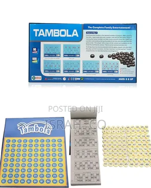Tambola 600 Tickets Housie Games for Kids, Multicolor, Pack of 1