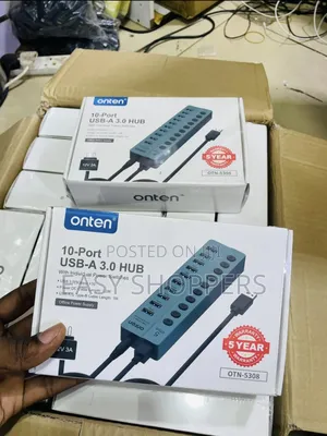 Onten 10-Port Usb Hub 3.0 With Individual Power Switches. 
10 Usb