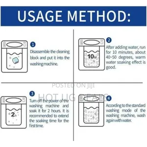 Washing Machine Cleaner Tablets For Deep Cleaning & Deodorizing
