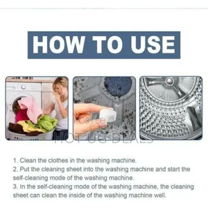 Washing Machine Cleaner Tablets For Deep Cleaning & Deodorizing