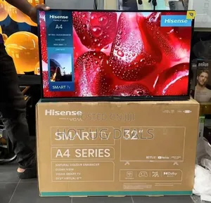 Hisense 32" Inch Frameless Flat Screen Smart Tv Series-black