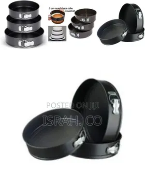 3 Pieces Set of Baking Cake Pans