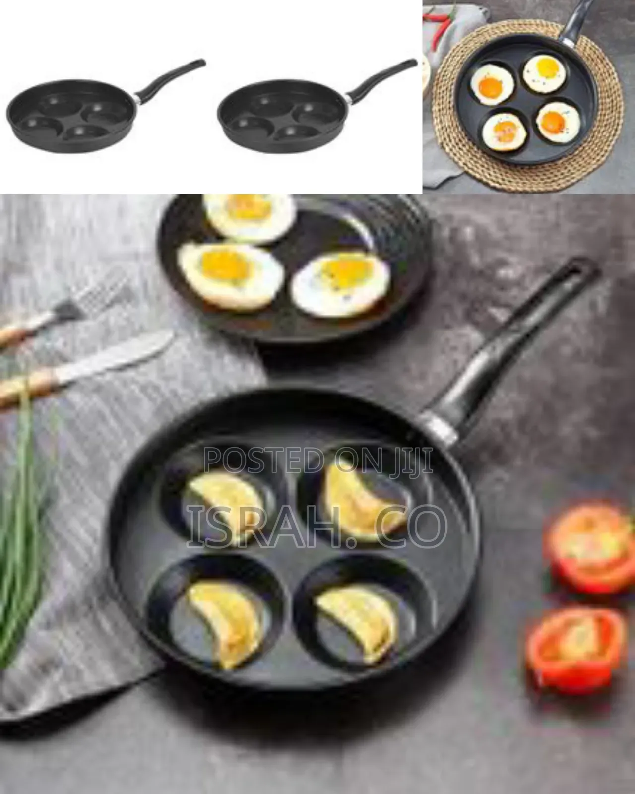 4-Cup Non-Stick Egg Frying Pan
