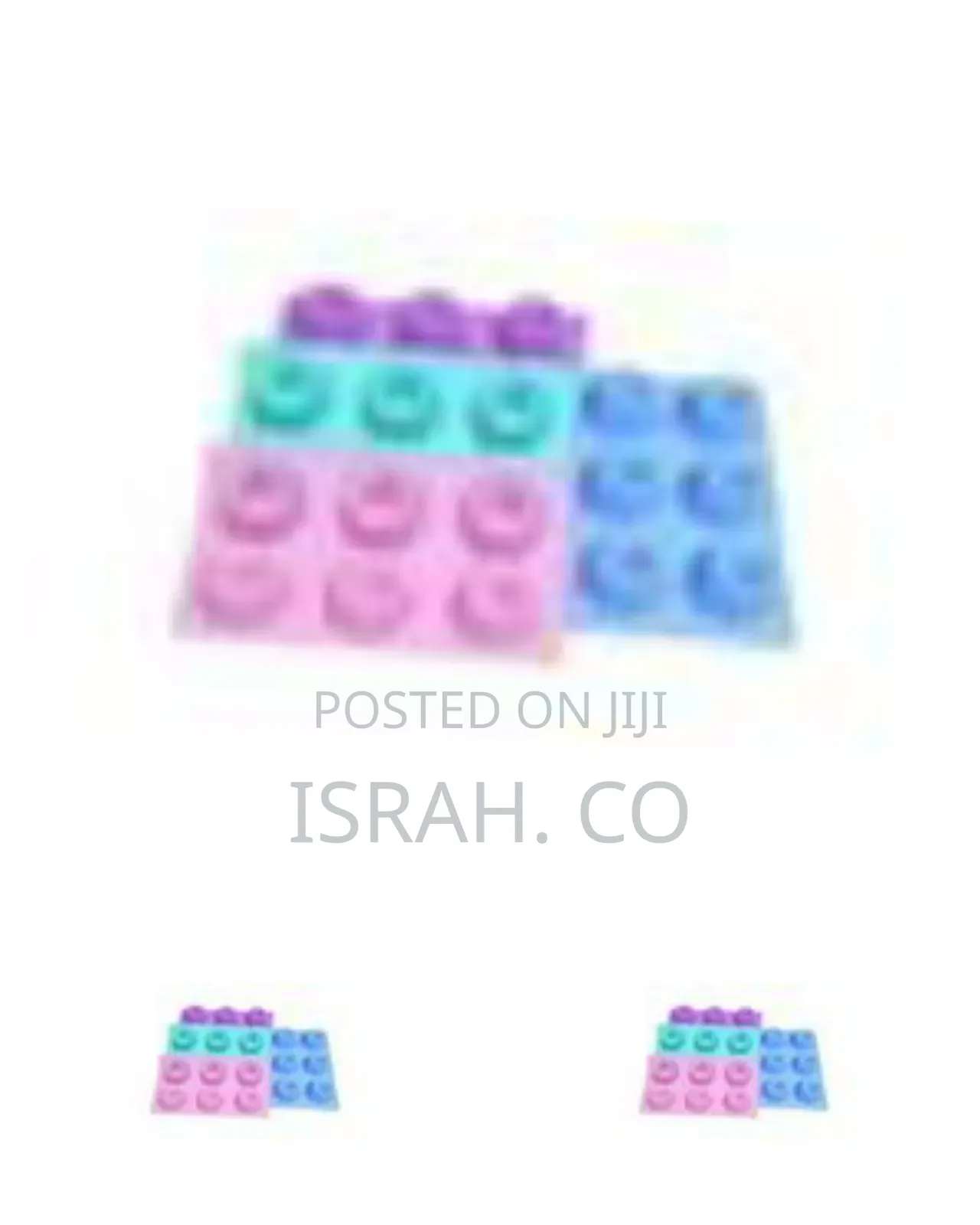 Spiral Swirl Design Silicone Candy / Chocolate Mold - Multicolor