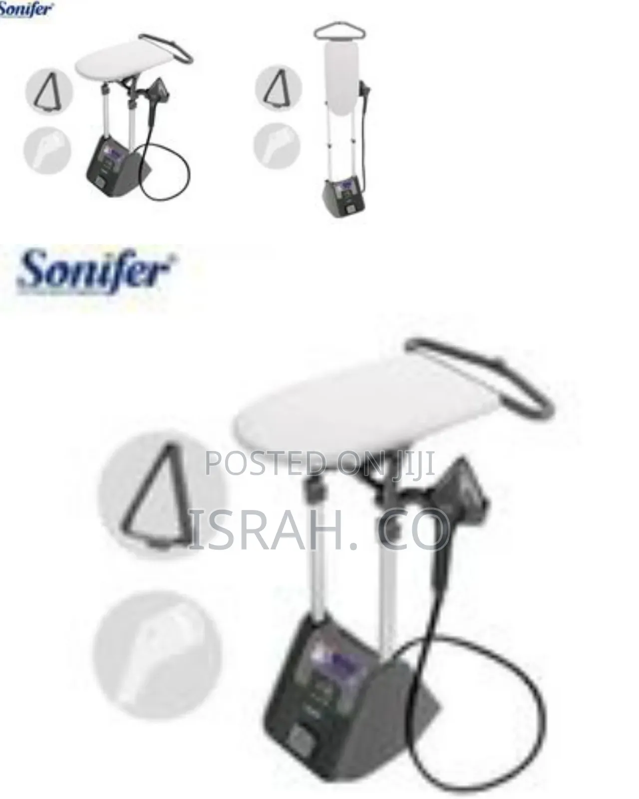 Sonifer Powerful Garment Steamer With Integrated Ironing Board