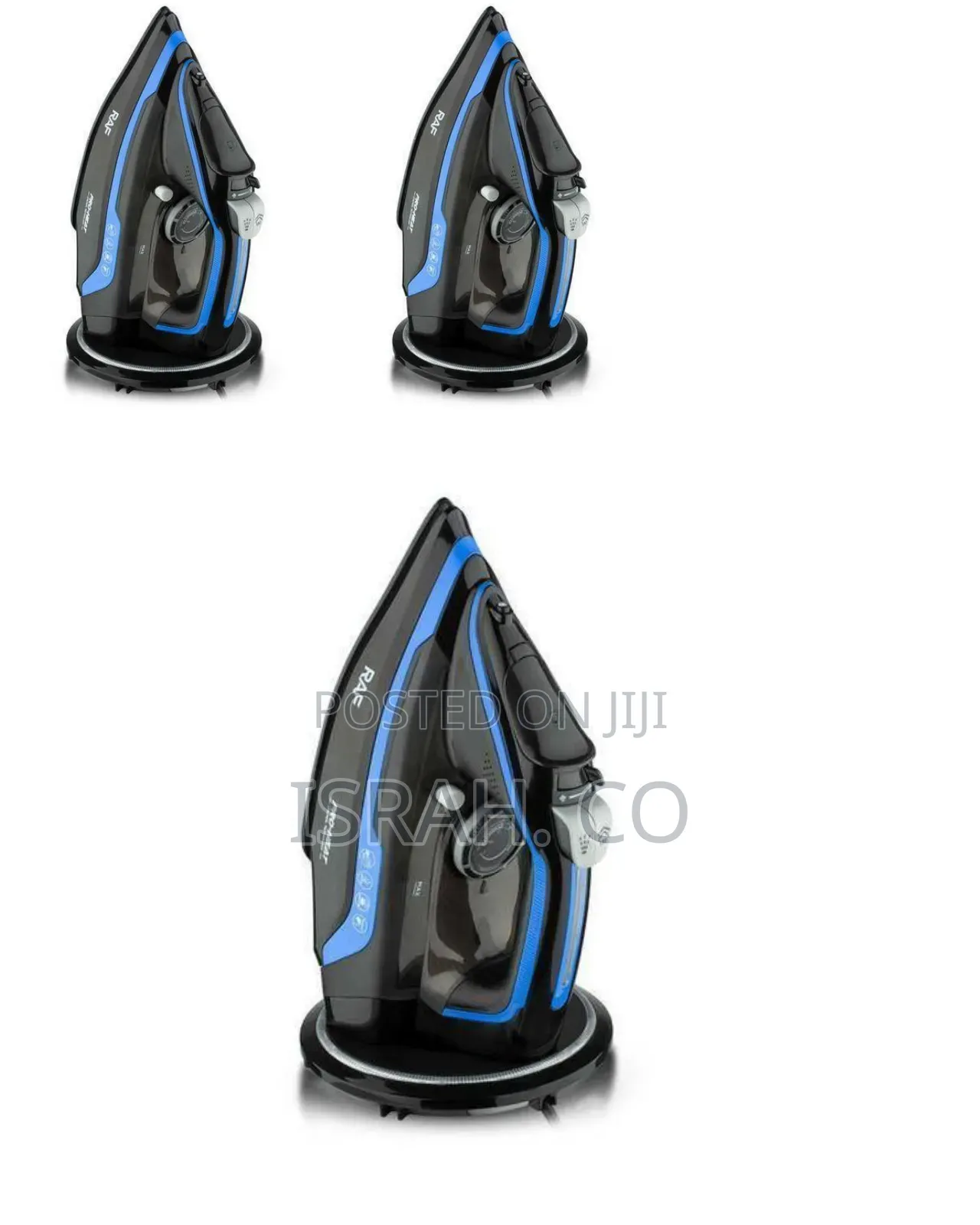 Raf Cordless Electric Steam Iron With Charging Base