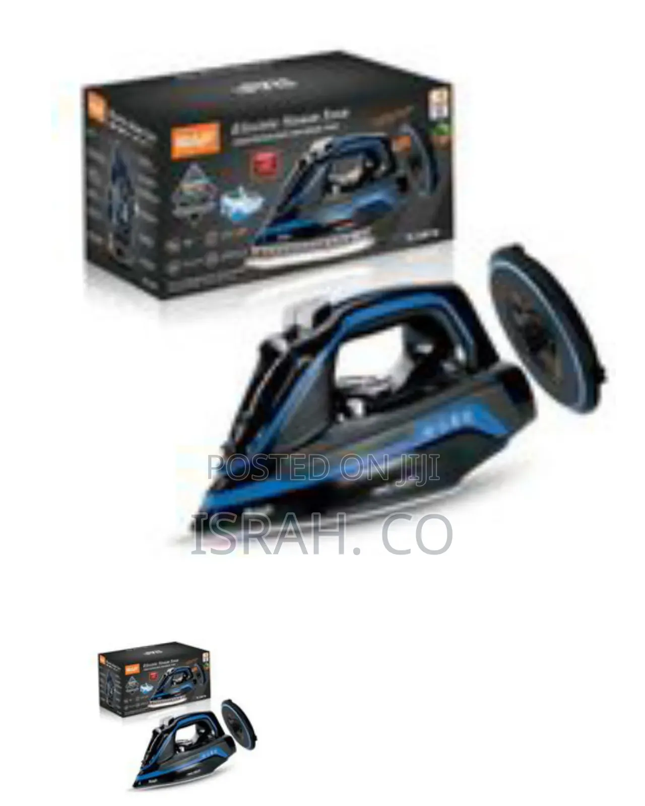 Raf Cordless Steam Iron With Charging Base