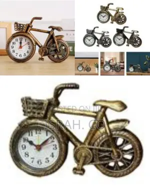 Vintage Bicycle Tabletop Alarm Clock