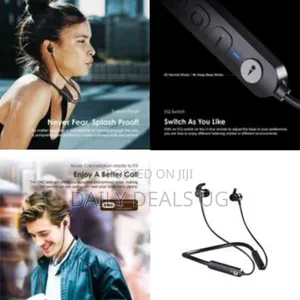 Oraimo Heavy Bass Noise-Cancelling Neckband Earphones - Multicolor