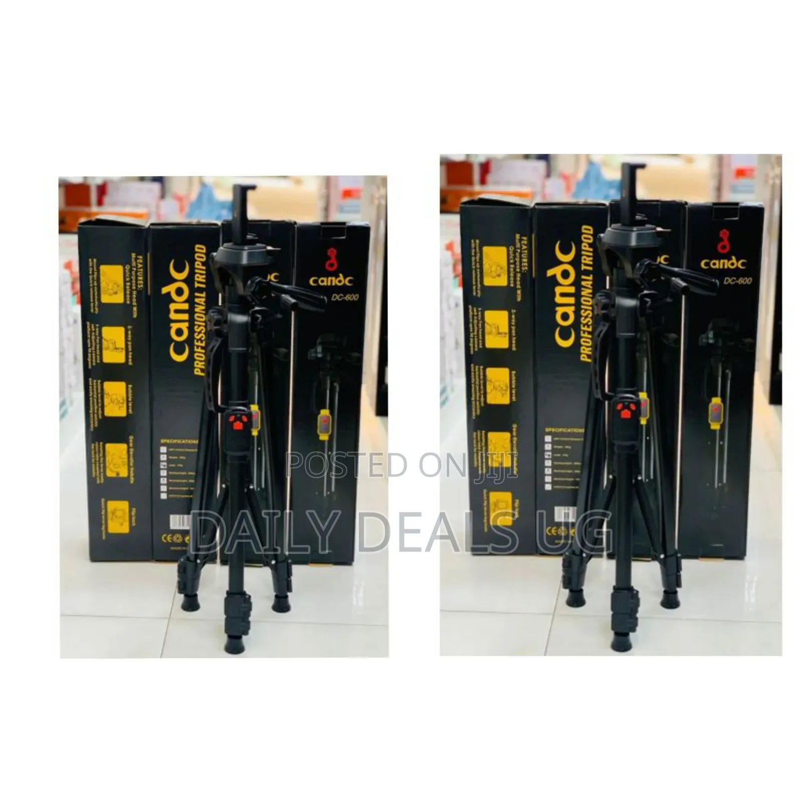 Candc Dc-600 Professional Tripod - Multicolor