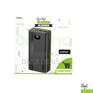 Oraimo High-Capacity Portable Power Bank - Multicolor
