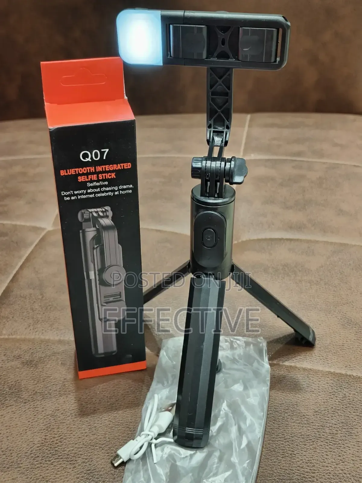 Bluetooth Integrated Selfie Stick.
