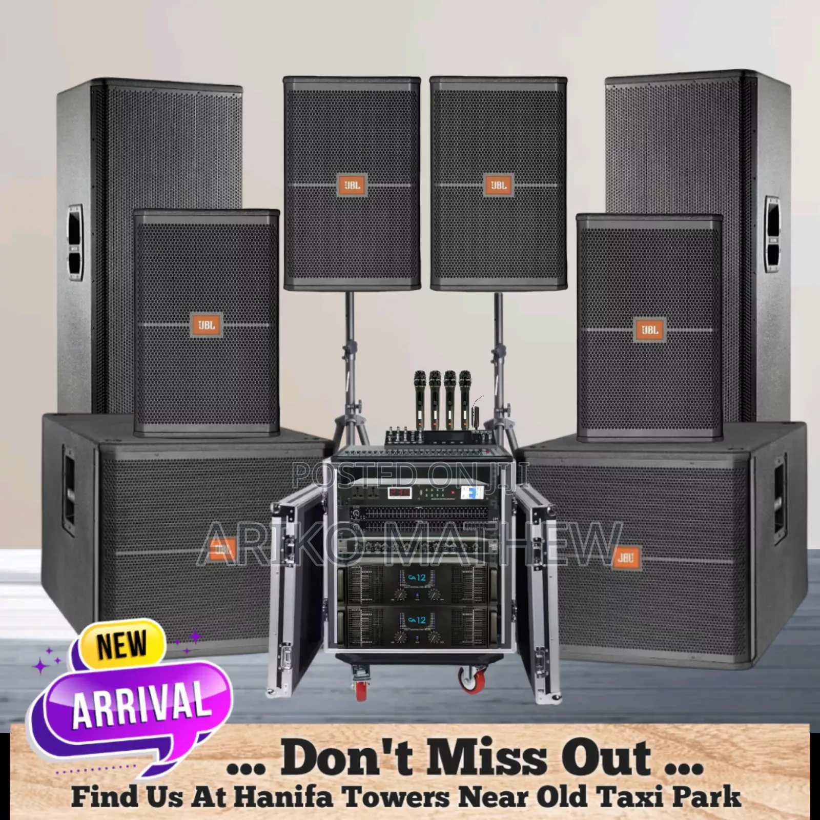Pa System Complete Package - Dj, Churches Events