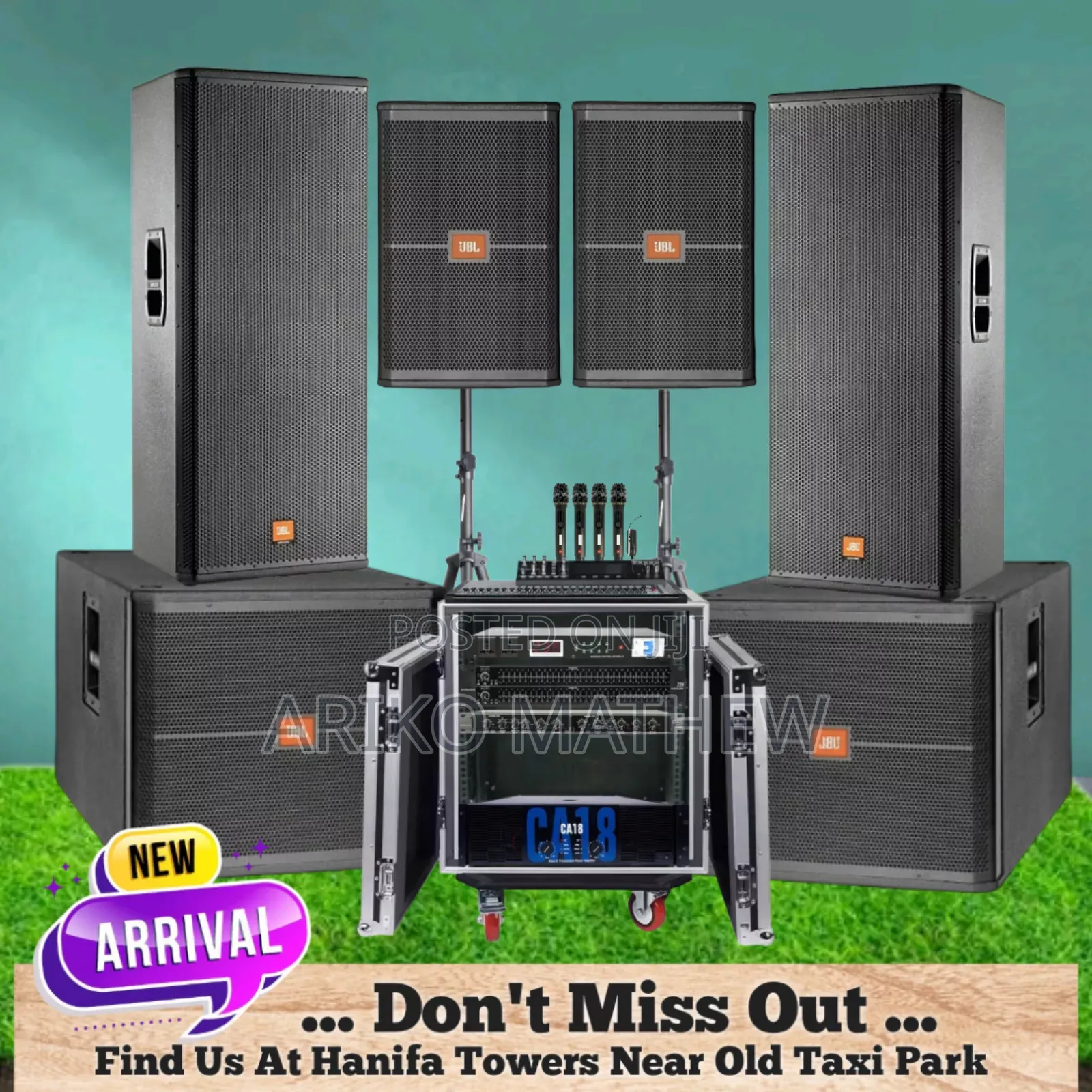 Pa System System Complete Jbl Package - Dj, Church, Events