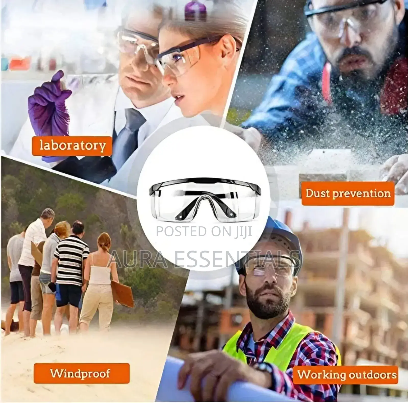 2pcs Safety Goggles