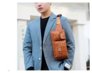 Leather Hip Waist Bag for Men and Women