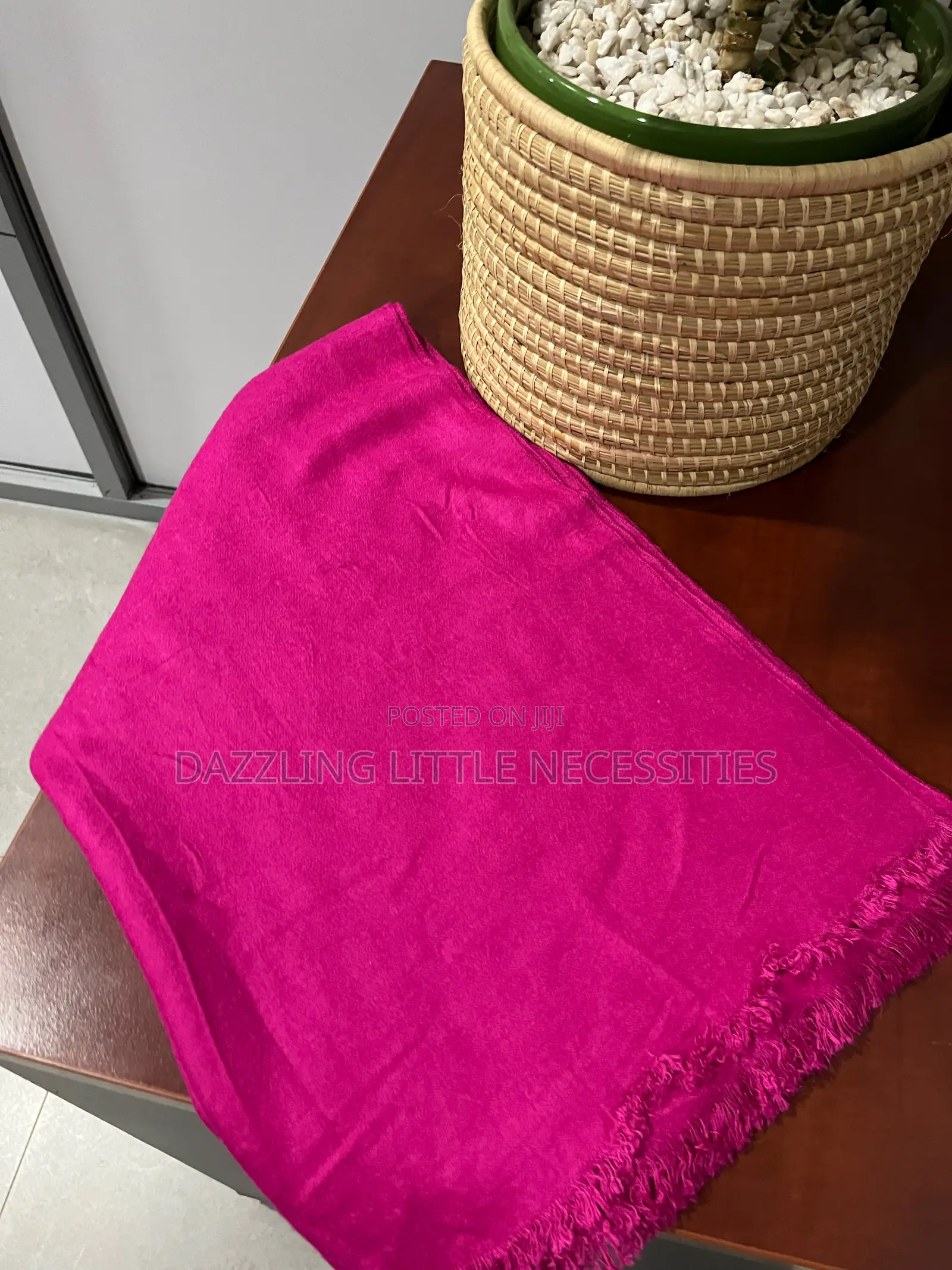 Pinky Woolen Scarf - Pink