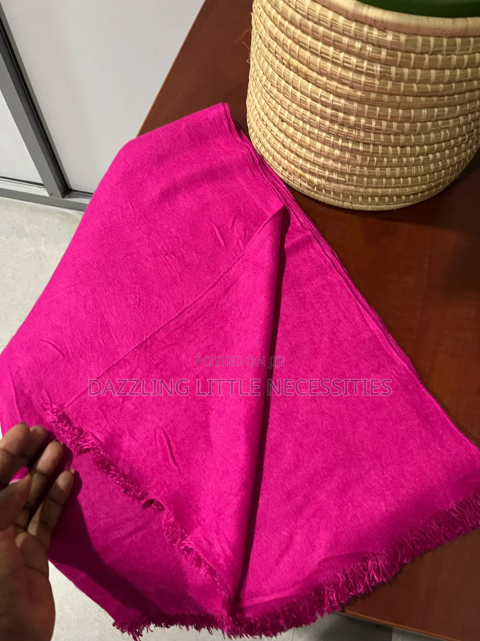 Pinky Woolen Scarf - Pink