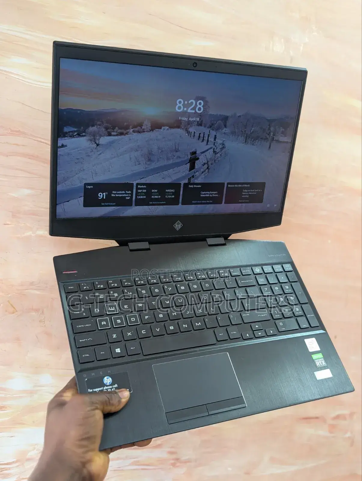 New Laptop HP Pavilion Power 15 16GB Intel Core I7 SSHD (Hybrid) 1T