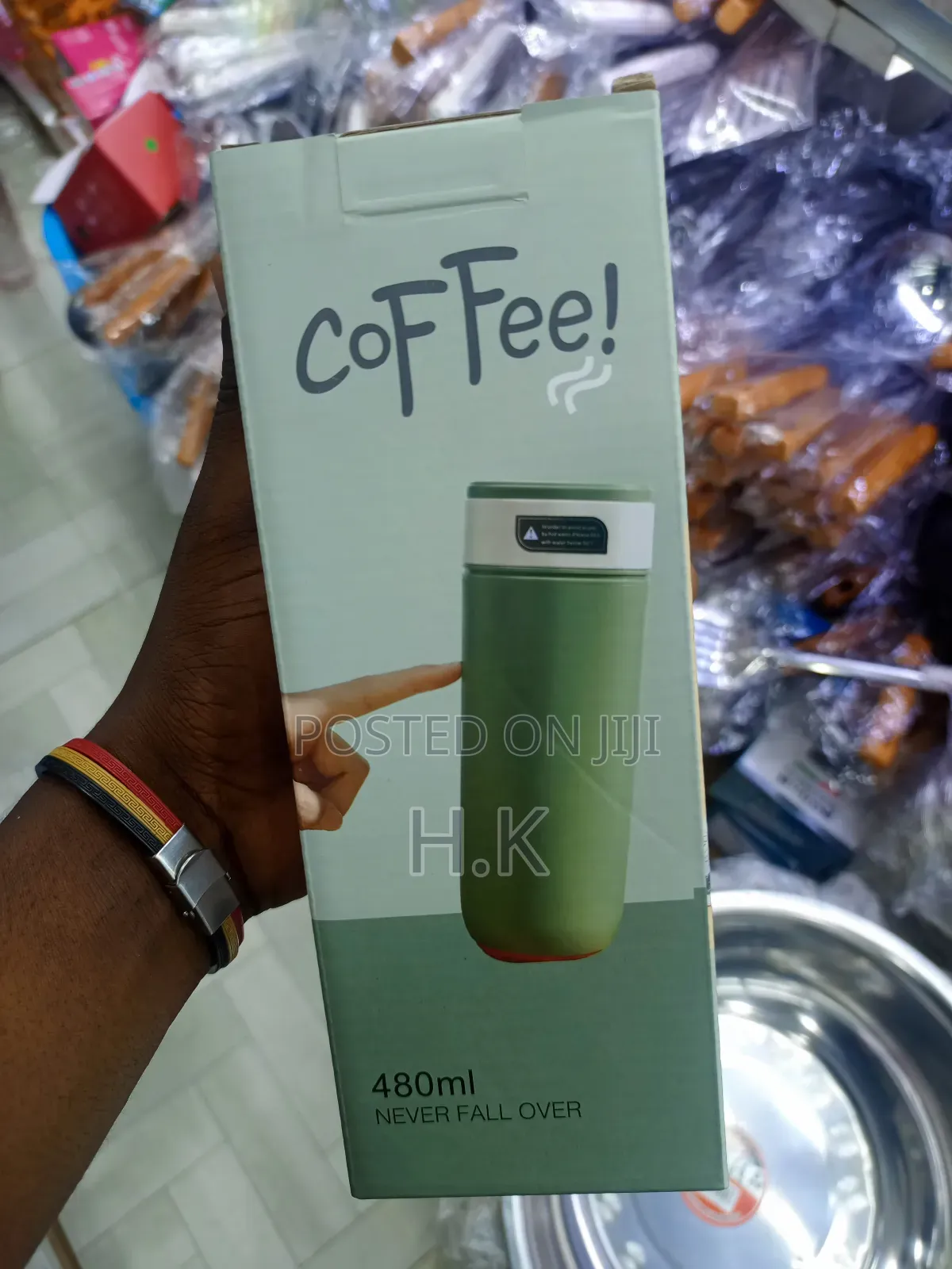 480ml Insulated Travel Coffee Mug.