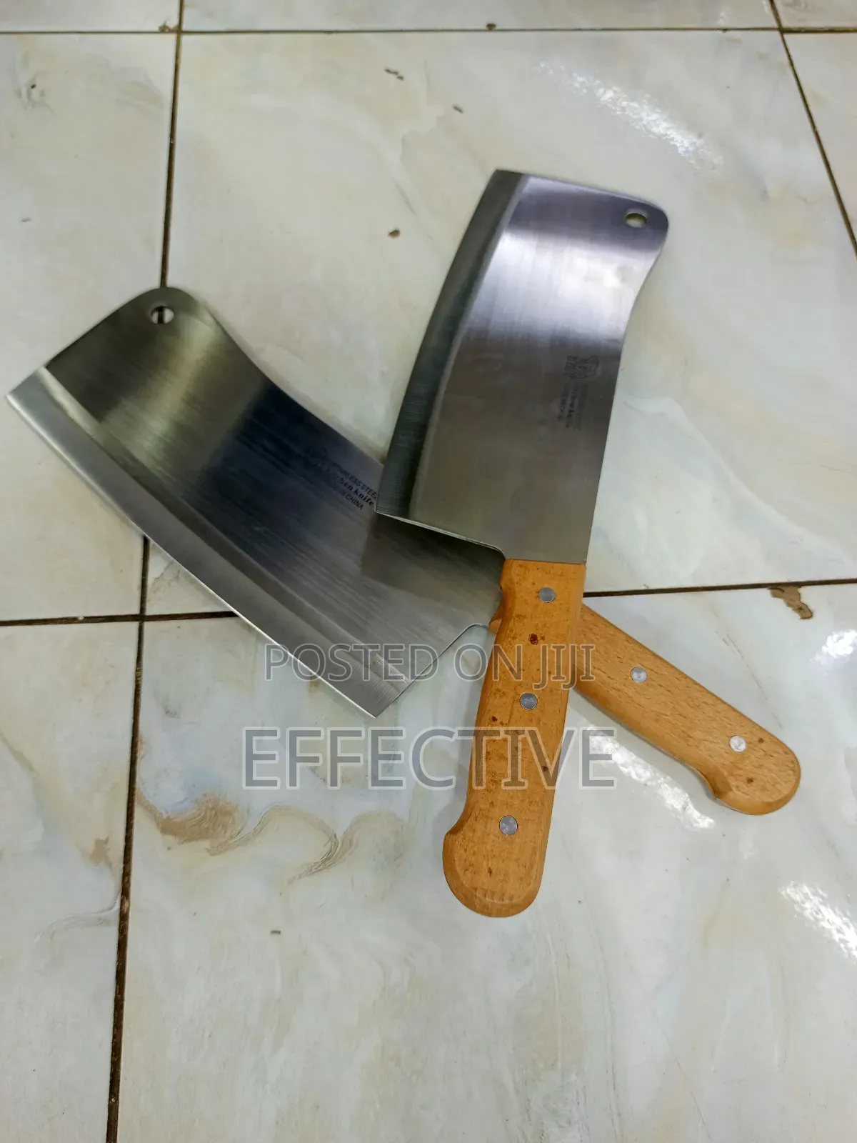 Heavy-Duty Stainless Steel Meat Cleaver Knives.
