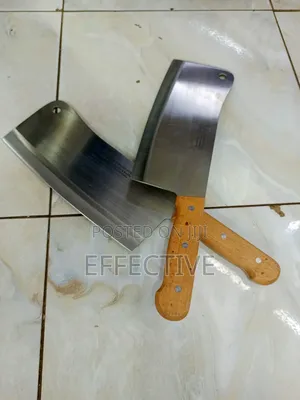Heavy-Duty Stainless Steel Meat Cleaver Knives.