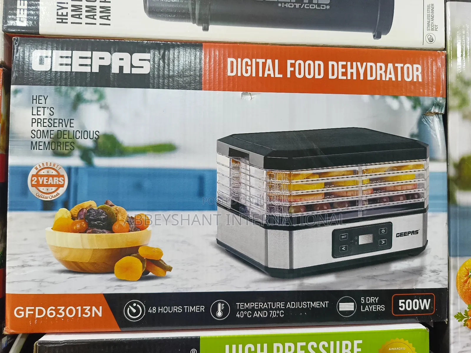 Geepas Digital Food Dehydrator,