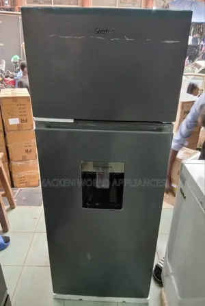 270 Liters Smatec Double Door Fridge With Water Dispenser