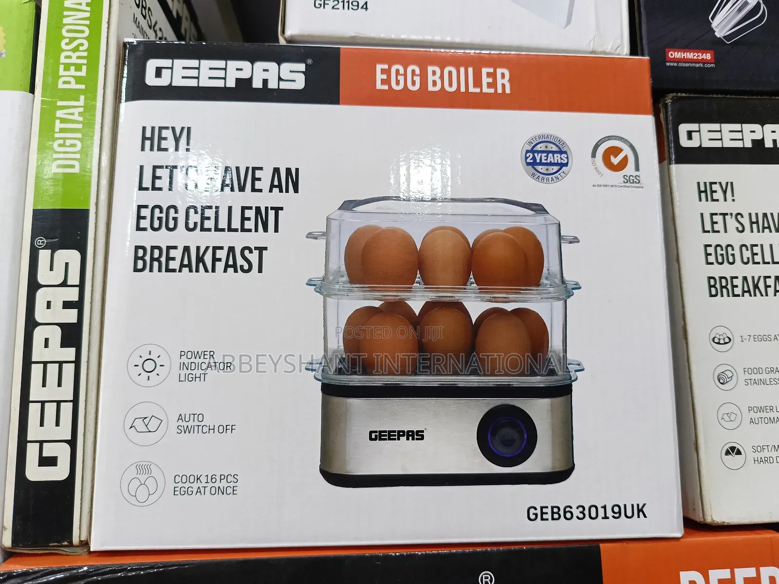Electric Egg Boiler/16 Egg Boiler Geepas