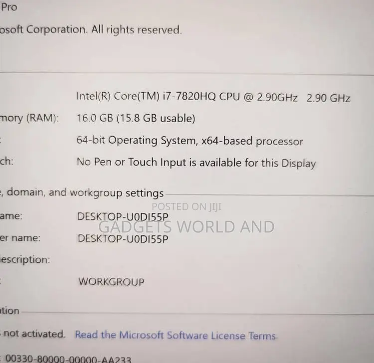 Laptop Lenovo ThinkPad P51 16GB Intel Core I7 SSD 512GB