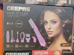 Geepas Hair Styler/8 in 1 Hair Styler