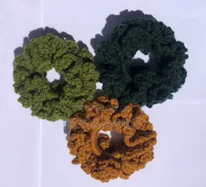Crocheted Hair Scrunchies