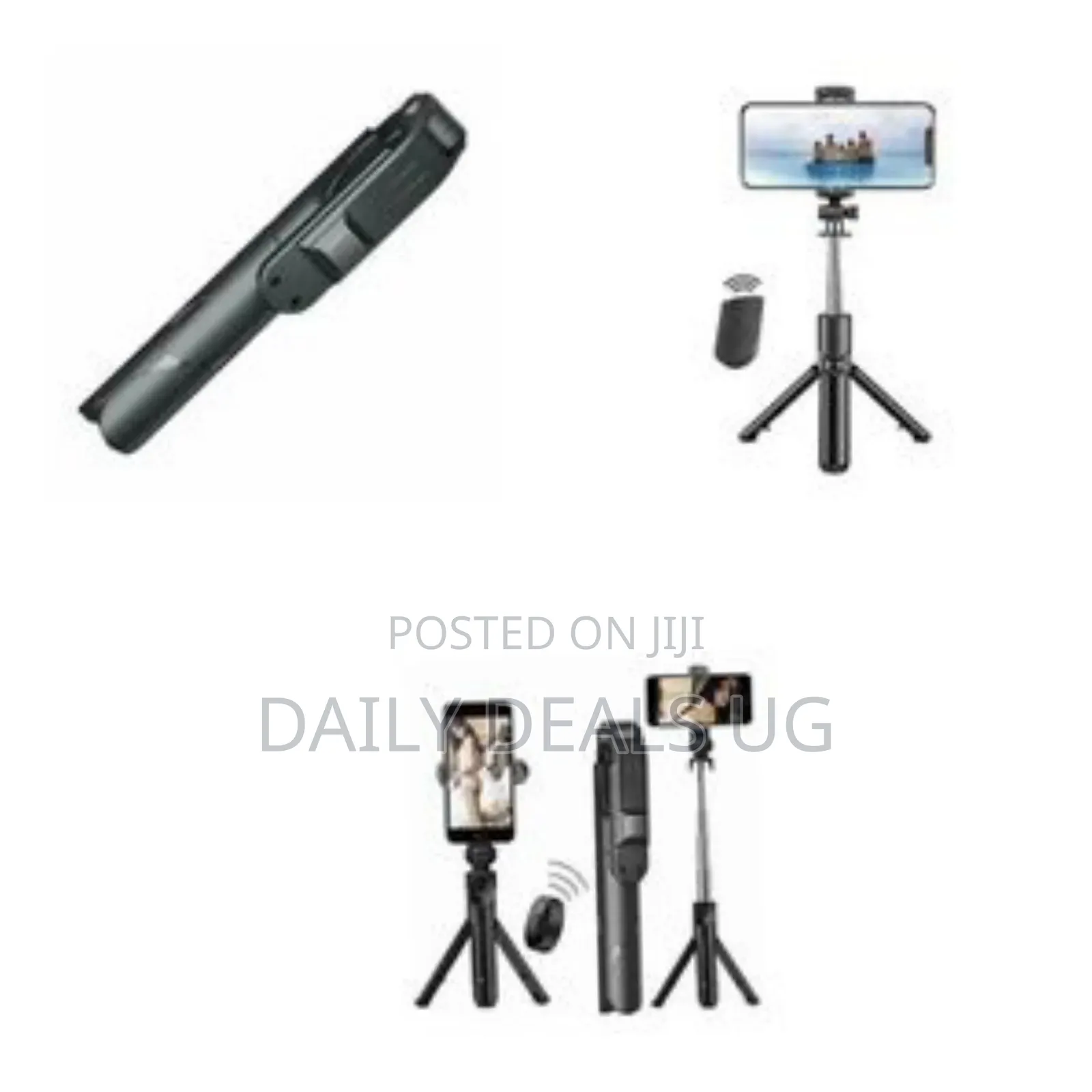 Versatile 2-in-1 Selfie Stick and Tripod Stand - Multicolor