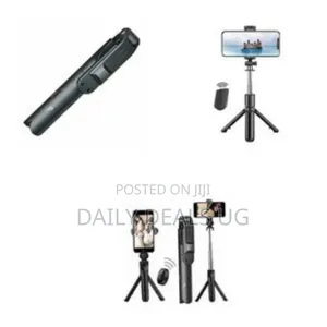 Versatile 2-in-1 Selfie Stick and Tripod Stand - Multicolor