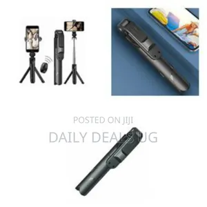 Versatile 2-in-1 Selfie Stick and Tripod Stand - Multicolor