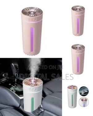 Mini Car Air Humidifier With Led Light