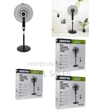 Geepas 16" Stand Fan With Remote Control