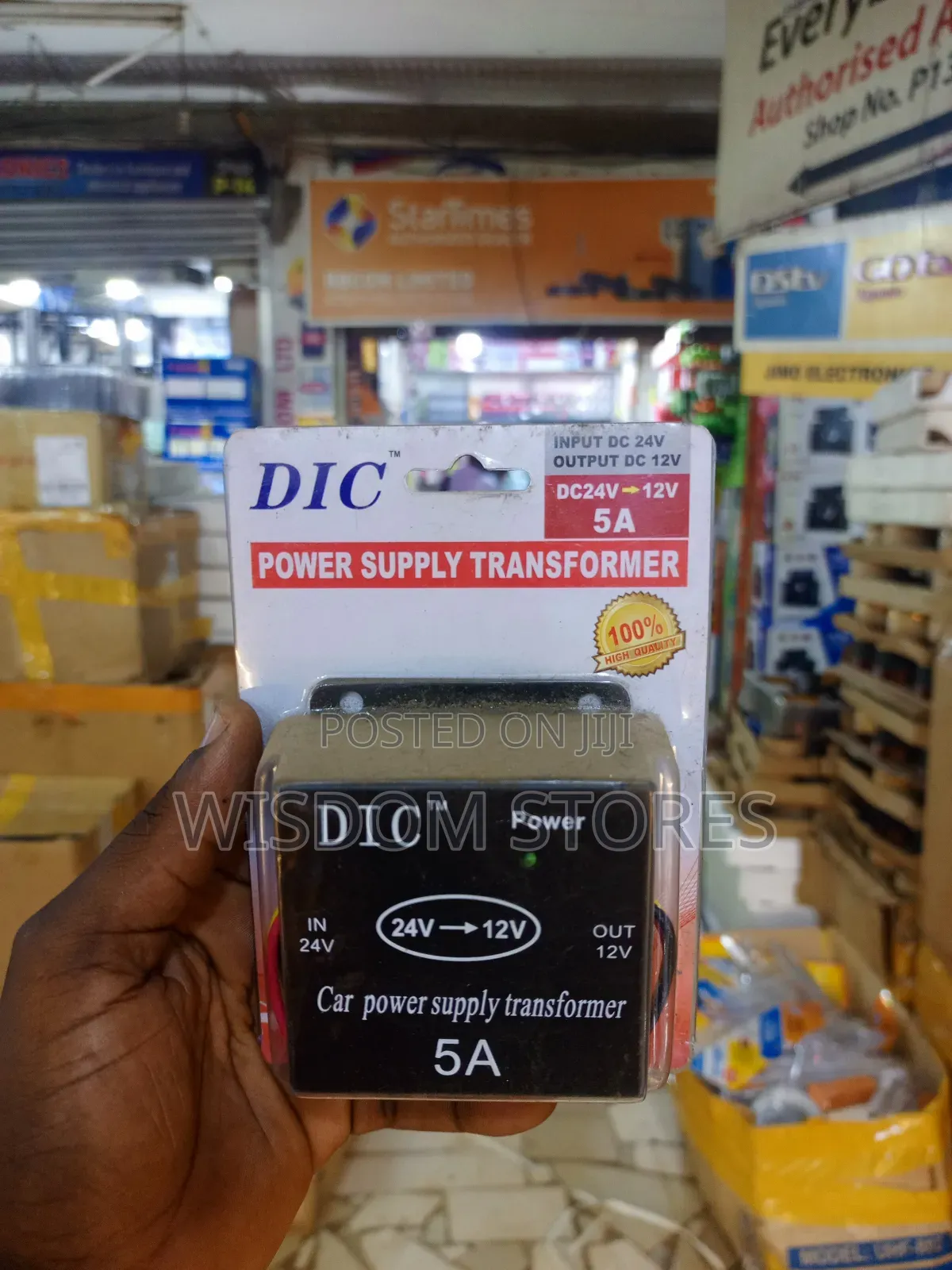 Dic Dc 24v to 12v 5a Car Power Supply Transformer