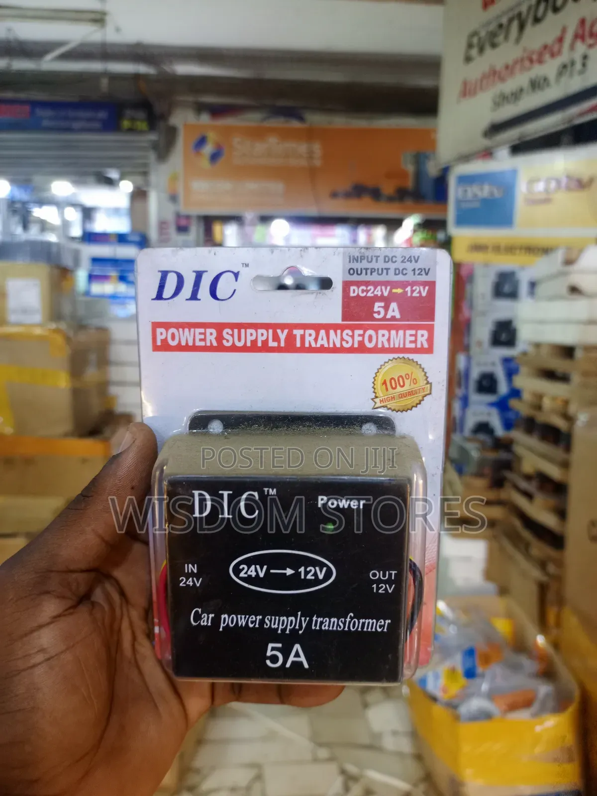 Dic Dc 24v to 12v 5a Car Power Supply Transformer
