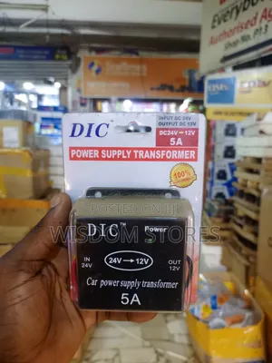 Dic Dc 24v to 12v 5a Car Power Supply Transformer