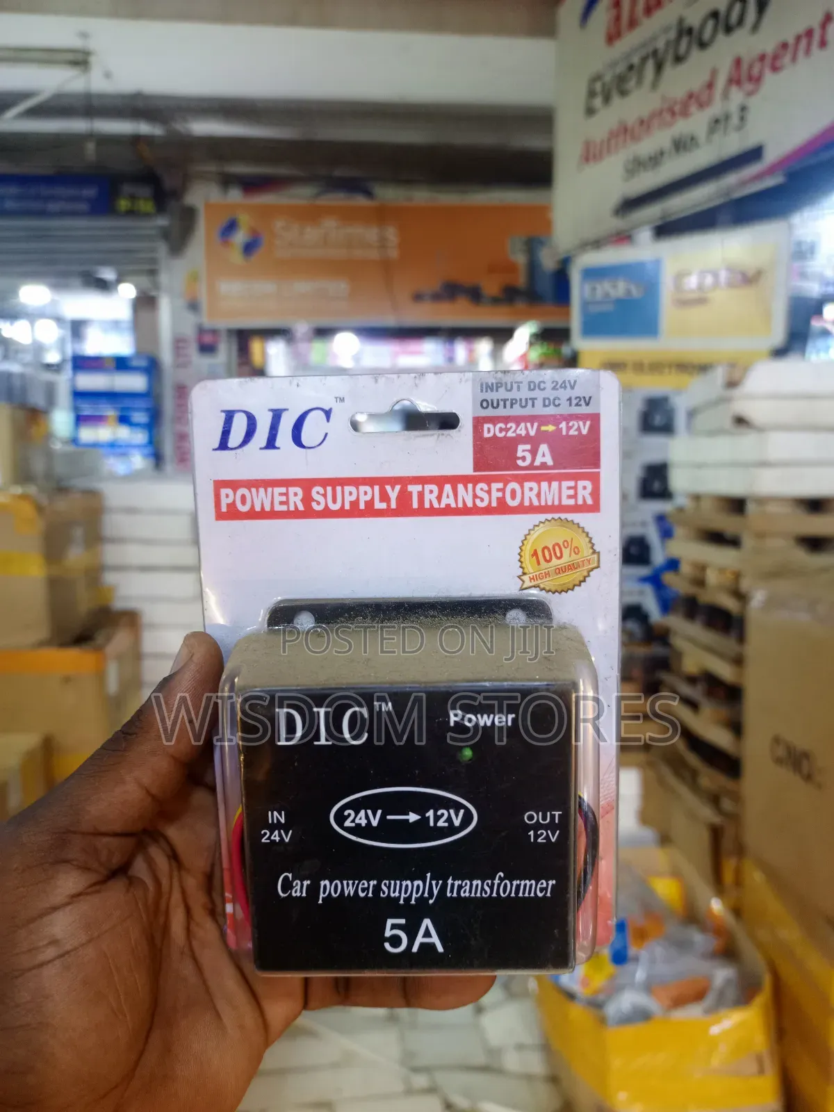 Dic Dc 24v to 12v 5a Car Power Supply Transformer