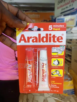 Araldite Rapid Epoxy Adhesive.