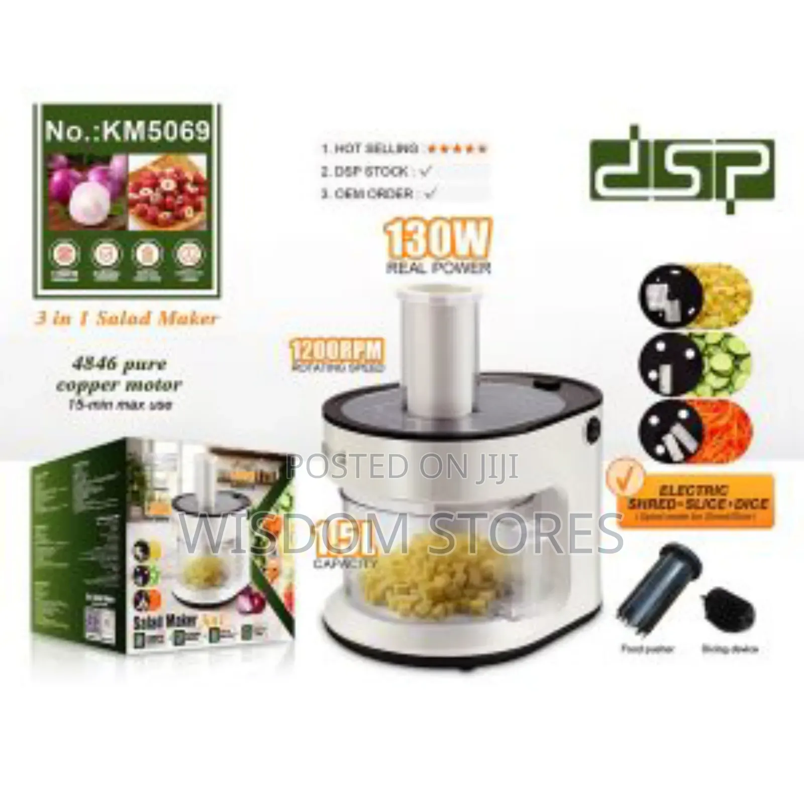 DSP Km5069, Multi-Function Electric Food Processor