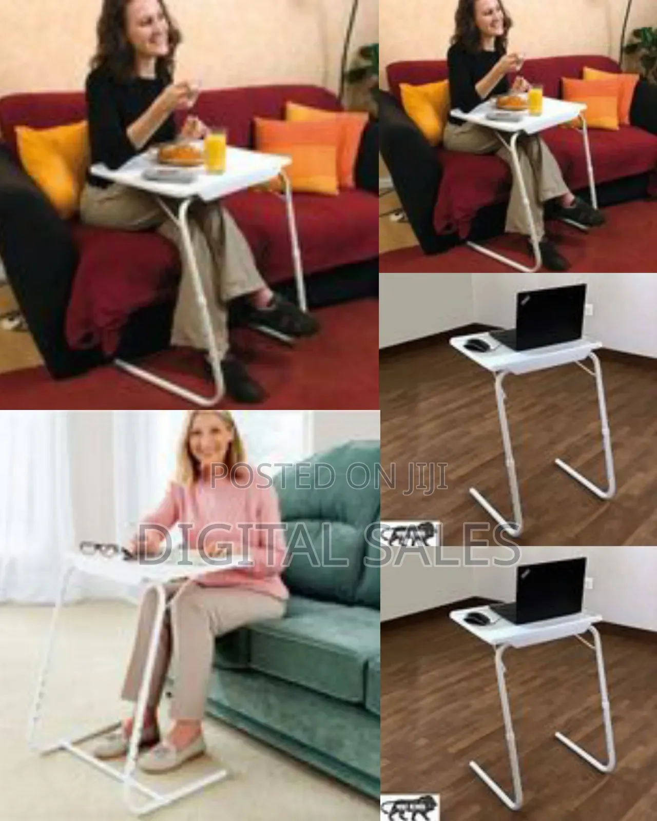 Adjustable and Portable Folding Utility Table