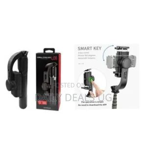 Gimbal Stabilizer Selfie Stick Tripod, L08 Anti-Shake Smart Selfie