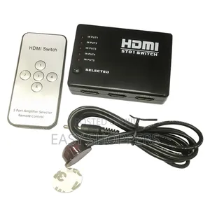 Hdmi Switch 5 Ports With a Remote Control.