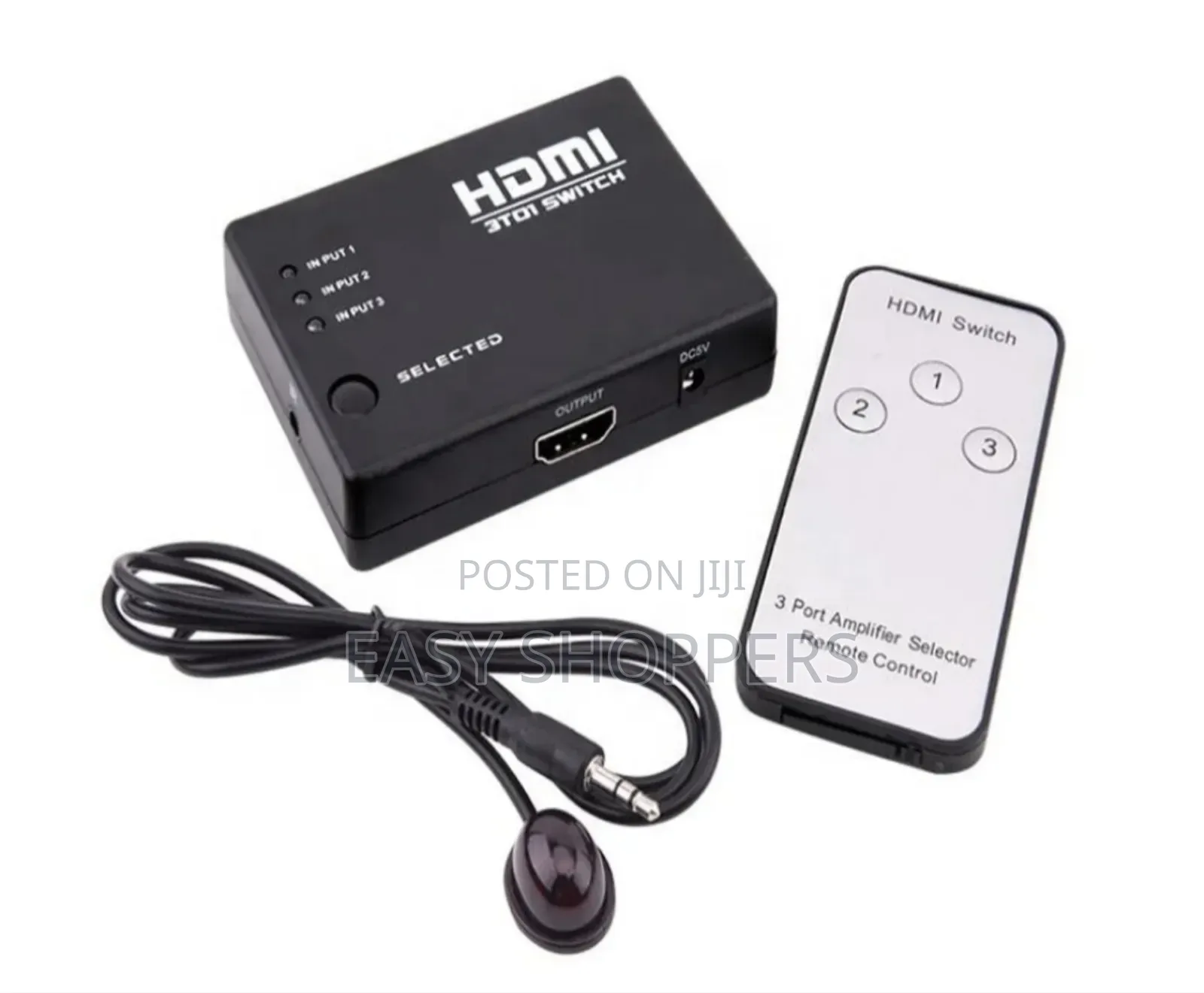 Hdmi Switch 3 Ports With a Remote Control.