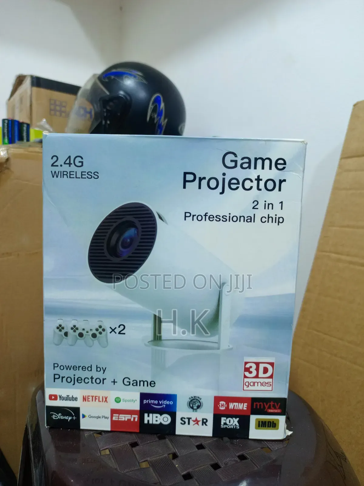2-in-1 Wireless Smart Game Projector